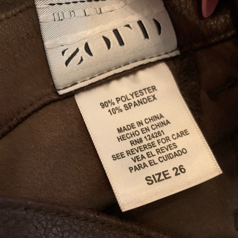 đź’•SOLD DESIGN LABđź’•BROWN COATED SKINNY JEANS. EXCELLENT CONDITION!! - Picture 6 of 10